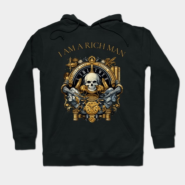 I am a Rich Man Hoodie by FrogandFog